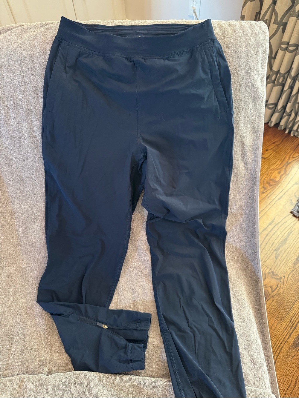 lululemon athletica Navy Zip-Hem Jogger Pants